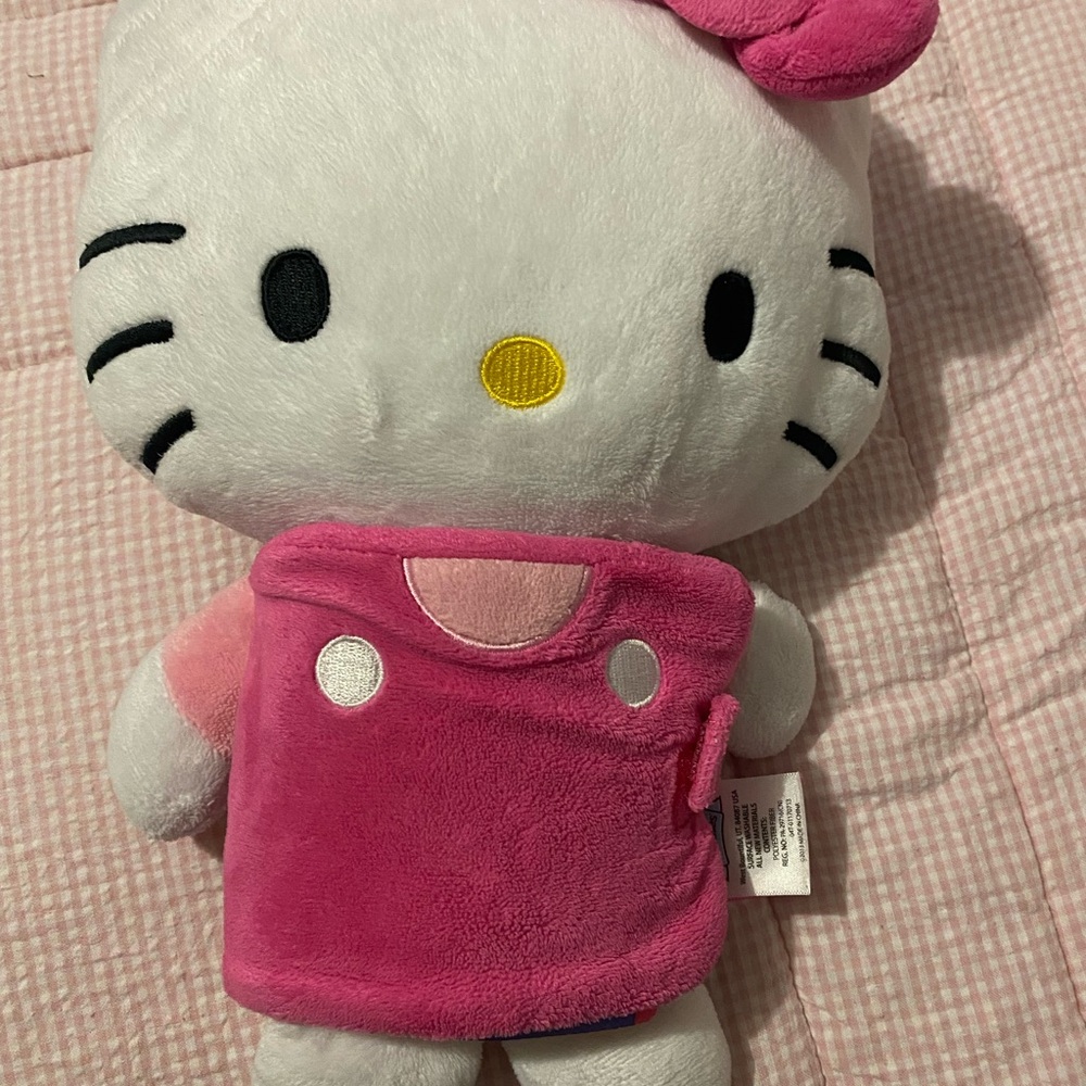 Hello Kitty Plush Doll - Pink and White